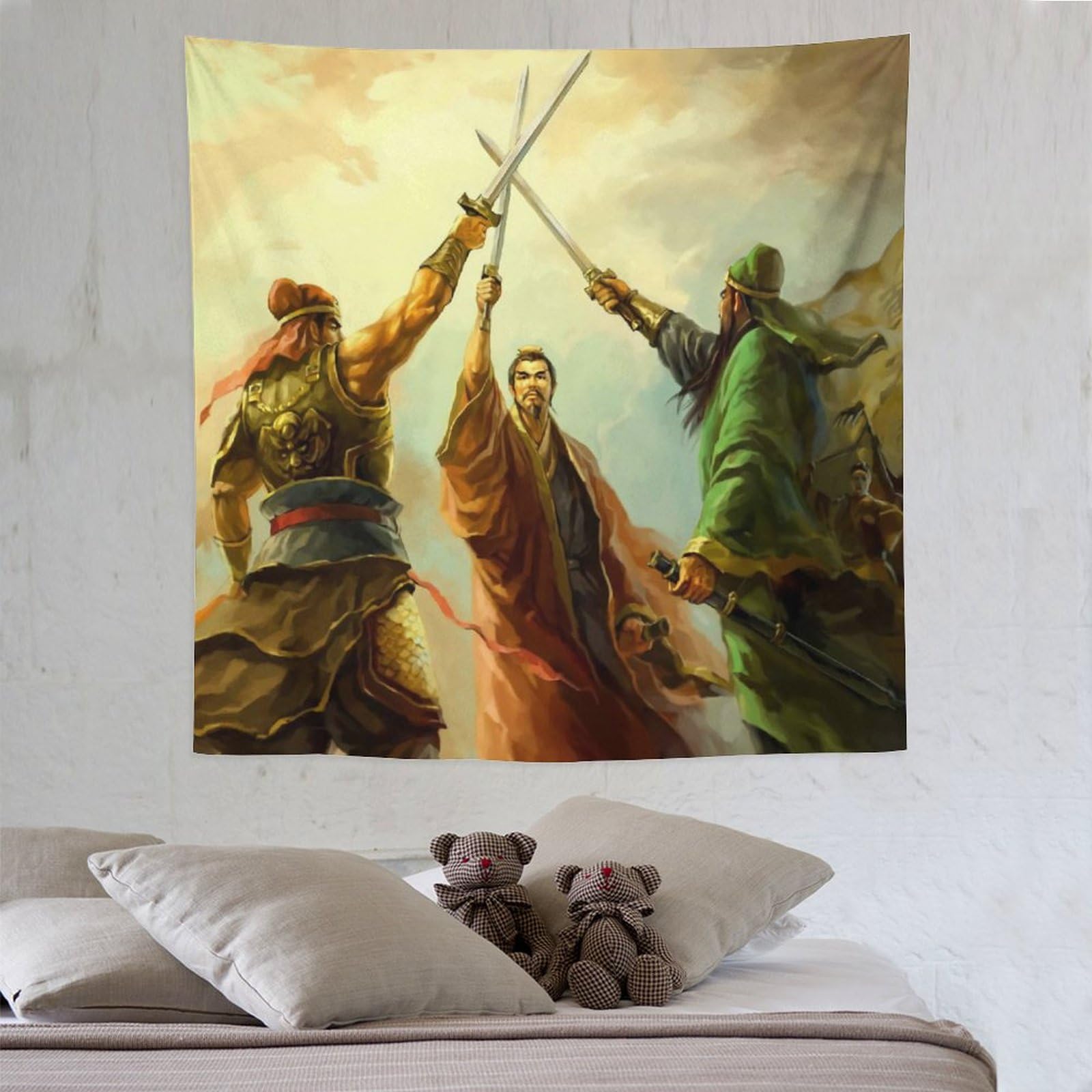 Amazon.co.jp: タペストリー おしゃれ 大三国志 かっこいい